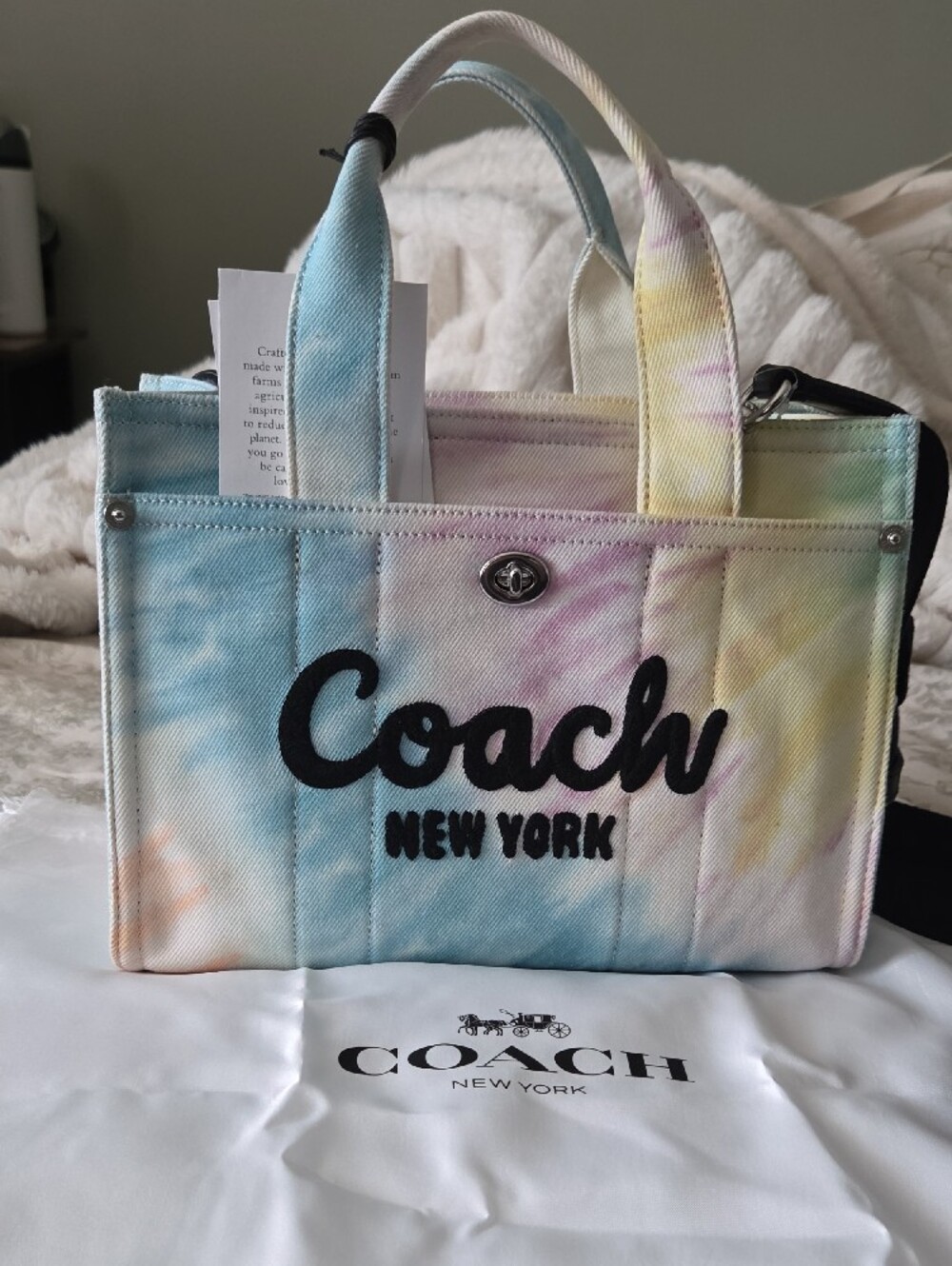 Coach Pride 2024 Rainbow Cargo Tote